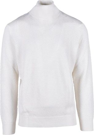 KANGRA Merino wollen trui - Heren - Coltruien - Wit - L - Wol - Truien & Vesten