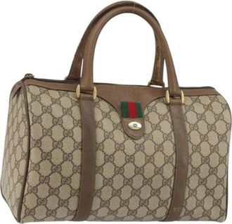 Gucci Pre-owned Handbags, female, Beige, Size: ONE SIZE Pre-owned Plastic Handbag