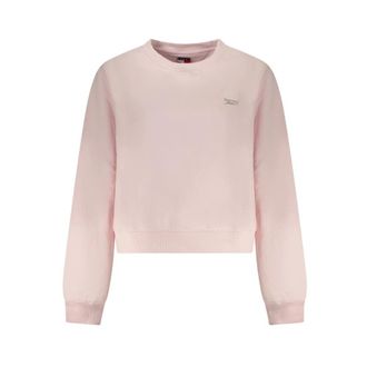 Tommy Hilfiger Fleece - Dames - Sweatshirts - Roze - S - Katoen - Hoodies & sweatvesten
