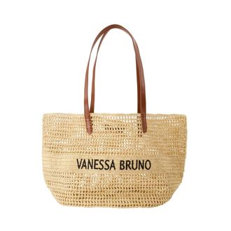 Vanessa Bruno Shoulder Bags, female, Beige, ONE SIZE, Panier Shopper Bag