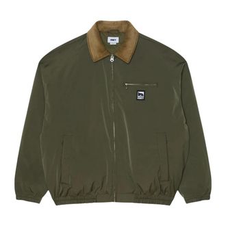 Obey Elysian Jacket - Heren - Bomber jackets - Groen - S - Polyester - Jassen