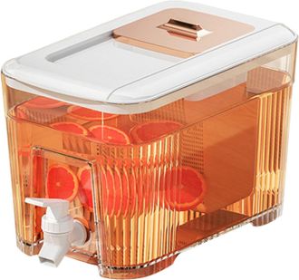 OEM Dispensador De Bebidas De 6 L Con Grifo, Dispensador De Agua Para Refrigerador, Botella De Agua Fr&iacute;a Con Tapa, Jarra De Agua Para Refrigerador, Dispen