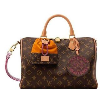 Louis Vuitton (WMNS) LOUIS VUITTON Speedy 30 Soft Brown M27512