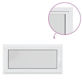vidaXL Ventana De S&oacute;tano Risor 120 X 50 Cm Pvc Y Vidrio Vidaxl