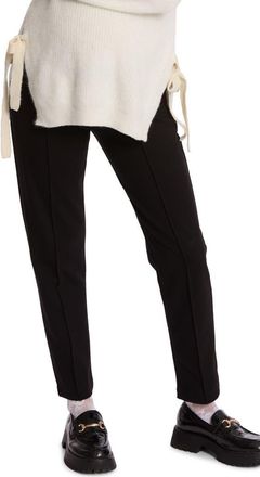 Cache Coeur Clark Maternity Carrot Trousers in Black at Nordstrom, Size Xx-Large