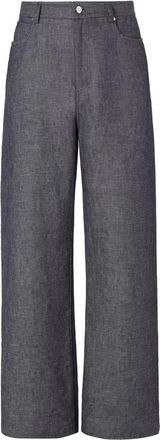 Fendi Wide Jeans, male, Blue, Size: W30 Long Jeans