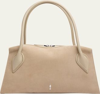 Christian Louboutin Venus Medium Shoulder Bag in Nubuck Leather
