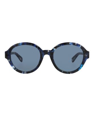 Chlo&eacute; Round-Frame Recycled Acetate Sunglasses