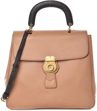 Burberry Caramel Large DK88 Top Handle Bag