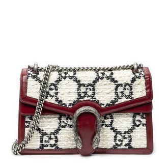 Gucci Pre-owned Womens Small Dionysus Chain Crossbody Shoulder Bag - Ivory - One Size