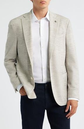 Jack Victor Hartford Knit Wool M&eacute;lange Sport Coat in Sand at Nordstrom Rack, Size 46 Regular
