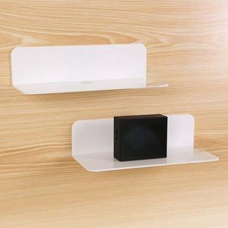 OEM Juego De 2 Estantes Flotantes De Pared, Ampl&iacute;e F&aacute;cilmente El Espacio De La Pared, Estante Peque&ntilde;o De Acr&iacute;lico, Sala De Estar, 22,9 9,4 6,1 Cm