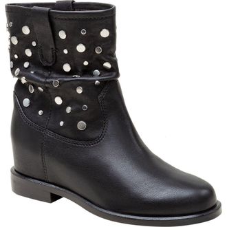 Linea Paolo Terry Studded Slouchy Bootie in Black at Nordstrom Rack, Size 9