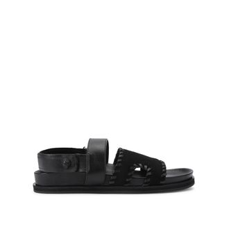 Kurt Geiger Mens Leather Baker Bs Sandal Sandals - Black - Size UK 11