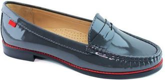 Marc Joseph New York East Village Patent Leather Penny Loafer in Grey Patent at Nordstrom, Size 5.5