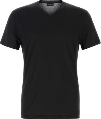 Gucci Black V Neck T-Shirt