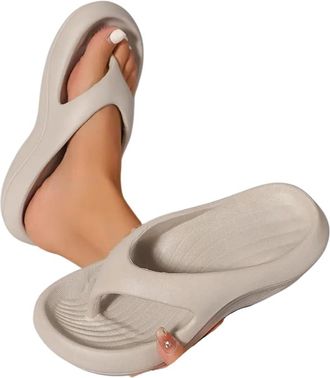 Generic Orthopedic Flip Flops for Women Summer Soft Flip Flops Casual Platform Sandals Dressy Non-Slip Comfortable Lightweight Outdoor Beach Walking Shoes