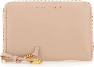 Gianni Chiarini Wallets & Cardholders, female, Pink, Size: ONE SIZE Grained-leather Wallet