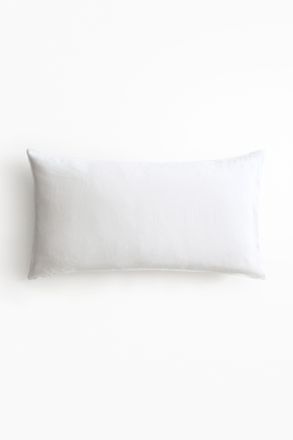 H&M Kopfkissenbezug aus gewaschenem Leinen - White