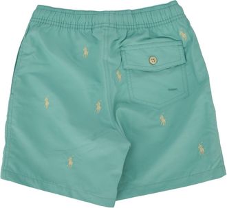 Polo Ralph Lauren Boys Pony-Embroidered Bermuda Shorts Green Bermudas