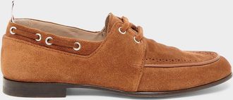 Thom Browne Men & apos;s Padded Suede Boat Shoes