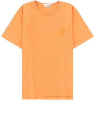 J.W.Anderson Orange Logo Crew Neck T-Shirt