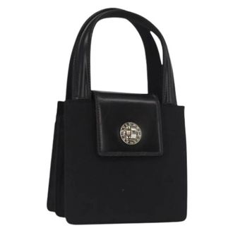 Bulgari Pre-owned Vintage Nylon Handbag - - Pre-owned - Donna - Nero - ONE SIZE