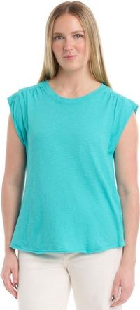 Wilt Ruched Shoulder Tee in Baltic at Nordstrom, Size X-Small