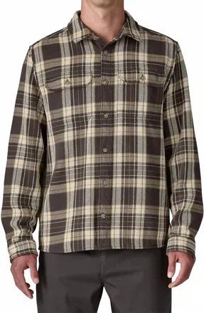 Patagonia Fjord Loft Shirt In Ink Black