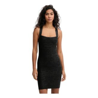 H&eacute;rve L&eacute;ger Kleedjes, Dames, Zwart, S, Rayon, Imani Jurk