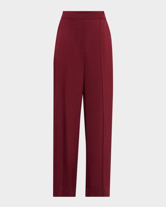 SIMKHAI Kyra Satin Wide-Leg Pants