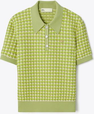 Tory Burch Womens Jacquard Polo, size XS