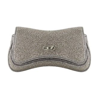 Diesel Clutches, female, Gray, Size: ONE SIZE Play Crossbody XS