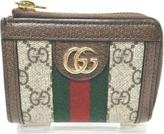 Gucci Pre-owned Wallets, female, Multicolor, Size: ONE SIZE Pre-owned Canvas Wallet