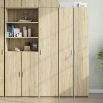 vidaXL Vidaxl - Aparador De Madera De Ingenier&iacute;a Roble Sonoma 40x42,5x185 Cm