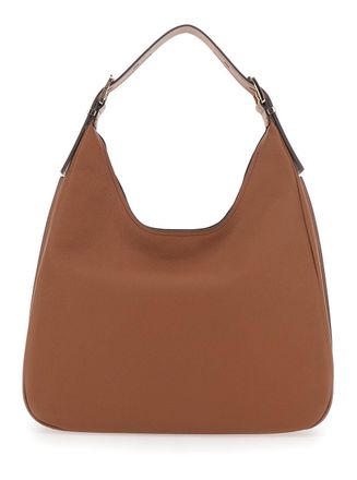 Michael Michael Kors Womens Shoulder Bag Nolita Grande Brown Leather Cow