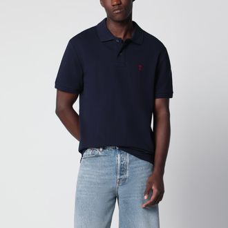 Ami Midnight blue Ami de Coeur polo shirt