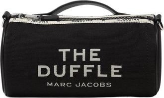 Marc Jacobs Canvas Crossbody Duffel Tas - Dames - Handtassen - Zwart - ONE Size - Leer - Tassen