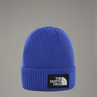 The North Face Tnf Logo Box Cuffed Beanie Tnf Blue One Size male