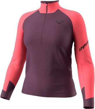 Dynafit Alpine L/S 1/2 Zip Tee Longsleeve f&uuml;r Damen | lila
