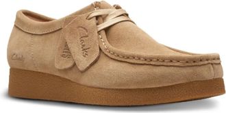 Clarks Wallabee EVO Schoenen - Dames - Veterschoenen - Beige - 37 1/2 EU - Su&egrave;de - Schoenen