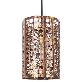 Tosel Suspensi&oacute;n metal Alt.85cm negro ;Pantalla: marr&oacute;n