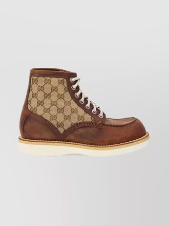 Gucci leather ankle boots