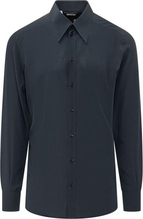 Dolce & Gabbana Blue Regular Solid Shirt