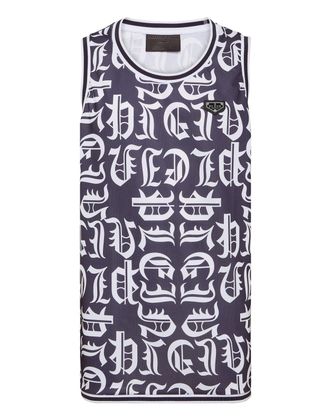 Philipp Plein Basket Tank Top Gothic Plein