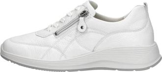 Waldl&auml;ufer Kalea Lage Veterschoen - Dames - Sneakers - Wit - 37 1/2 EU - Schoenen
