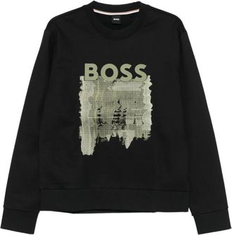 HUGO BOSS Hombre, Sudaderas, Negro, Talla: 3XL