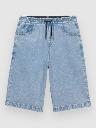 Volcom Freazy Loose Denim Ew Kids Korte Broek blauw
