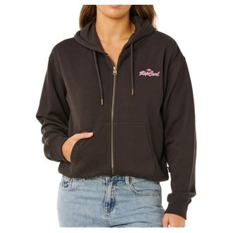 Rip Curl Lay Day Relaxed Zip Through Sweat- & Trainingsjacke f&uuml;r Damen | schwarz