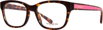 Coach Womens Hc6197U 5120 Eyeglasses In Dark Tortoise